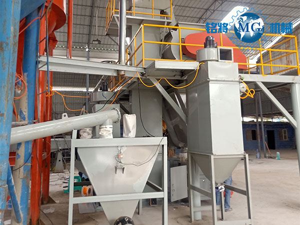 年產(chǎn)10萬(wàn)噸干粉砂漿生產(chǎn)線的組成，年產(chǎn)10萬(wàn)噸干粉砂漿生產(chǎn)線有什么優(yōu)勢(shì)？